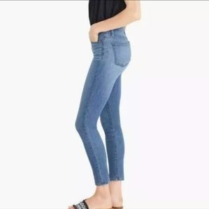 J. Crew Womens Mid-Rise Skinny Straight Stretch Jeans Size 29